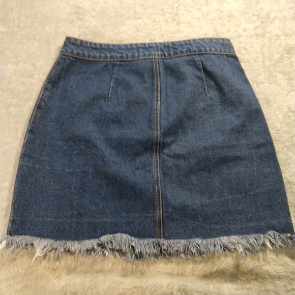 Button Down Jean Skirt - Picture 3 of 3